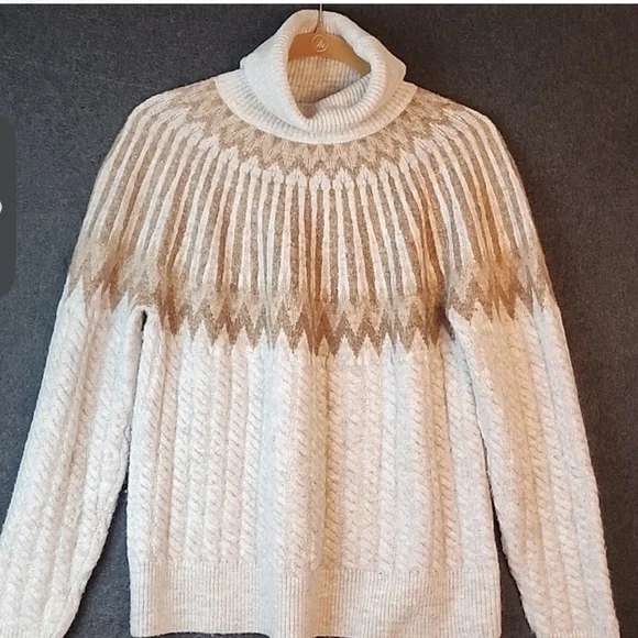 Evereve Hadley Fair Isle Turtleneck Sweater - Picture 2 of 11